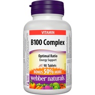 Webber Naturals B100 Complex 90 Tablets