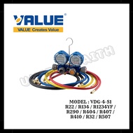 Value Digital Manifold Meter Gauge Set R22 / R134 / R1234YF / R290 / R404 / R407 / R410 / R32 / R507