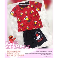 NEWEST ELMO PICTURE CHILDREN'S CLOTHING SET AFFORDABLE ELMO BOYS' T-SHIRT/
