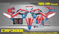 สติ๊กเกอร์ CRF300 L เต็มคัน *ใส่เบอร์รถ ชื่อ ข้อความแจ้งไว้ในแชทได้เลย*