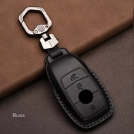 Genuine Leather Car Key Case Cover For Mercedes-Benz W203 W210 W211 Amg W204 C E S Cls Clk Cla Slk C
