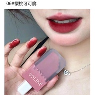 USLIKE Ice Cream Lipstick Es Krim Lucu Ice Cream Lip Glaze Matte Lip Gloss Velvet Lipstick Korean