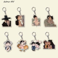 DELMER Painter of The Night Keychain, Anime BL Korean BL Manga Keychain, Animation Products Painter 
