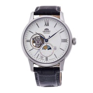 [Powermatic] Orient Classic Sun and Moon RA-AS0011S RA-AS0011S10B Leather Mens Watch