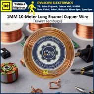 1MM 10 Metre Copper Magnet Wire Enamel Copper Wire [ Dawai Tembaga Motor Besi Berani ]