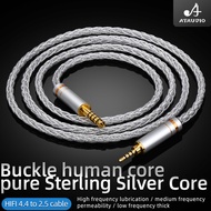 ATAUDIO HIFI 4.4mm to 2.5mm Balanced Male Audio Cable For Sennheise HD558 HD569 HD579 HD599 HD598se 