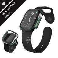 威力家 刀鋒Edge系列 Apple Watch Series 4 (40mm) 鋁合金雙料保護殼 保護邊框(夜幕綠)