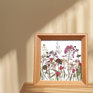 手作押花LED小夜燈 | 文創小夜燈 l 自然韻味小夜燈