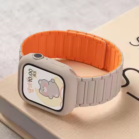 Silicone Magnetic Strap + Soft Case For Huawei fit 4 pro 4 3 Silicone Loop Strap Wrist Bracelet for 