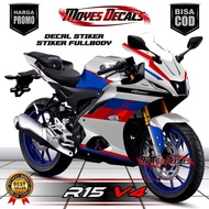 Decal sticker striping r15 v4 sticker motor r15 v4 Simple Design sticker yamaha r15 v4 sticker r15 s