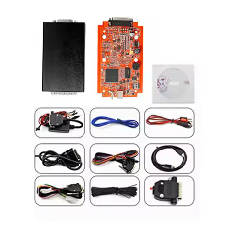 Full Set Cables For Kess V2 V5.017 EU Version SW V2.8 Red PCB Online Version Support 140 Protocol No