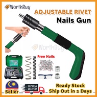 Worthbuy Metal Manual Nail Gun Concrete Wall Puncher Paku Tembak Dinding Mini Rivets Tufting Gun Wal