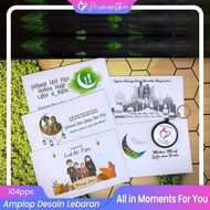 Amplop Lebaran / Amplop Idul Fitri / Amplop Custom Design Foto - Nama