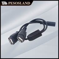 30Cm USB Female To DC5.5*2.1 Adapter Type C Male Adapter Cable DC5.5*2.1 Power Cable For USB
