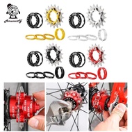 Amuzocity Single  Cassette Cog Fixed Gear Conversion Set for 7-10s Hubs