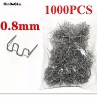 HDG Bag of 1000 quality stainless steel S-shaped plastic welding pins.