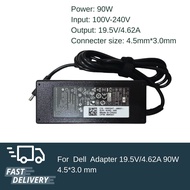 Dell Adapter 19.5V/4.62A 90W 4.5*3.0 mm สายชาร์จ เดล อะแดปเตอร์ สายชาร์จ Dell ( dell010 ) เกรด Ori