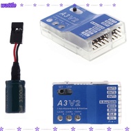 WATTLE Remote Controlled Aircraft, 43x27mm ABS PC Fixed Wing Helicopter,  5-7.4 V 3 Axis Gyro A3 V2 