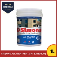 1L Sissons All Weather Acrylic Paint 1L (Exterior)