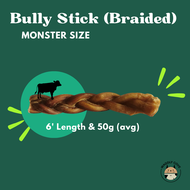 Wagglycove Bully Stick Healthy Long Lasting Dental Dog Chew Treats | 高质南美洲牛鞭洁牙耐咬咀嚼零食