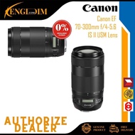 Canon EF 70-300mm f/4-5.6 IS II USM Lens  (Canon Malaysia 1 Year Warranty)(INSTALLMENT AVAILABLE)