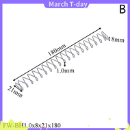 สปริงกดแบนทรงสี่เหลี่ยมเส้นผ่านศูนย์กลางลวด1.0มม. มีนาคม