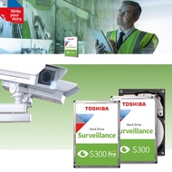 TOSHIBA / HIKVISION TOSHIBA S300 CCTV Surveillance Hard Disk 3.5" 5400RPM(1TB/2TB/4TB)