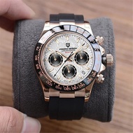 New PAGANI DESIGN Men' s Quartz Watches Sapphire Luxury Chronograph Stainless Steel Waterproof Me