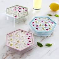 Hexagonal ice cube mold refrigerator ice box Home ice cube ice box ice cube box