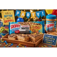 SKIPPY CREAMY PEANUT BUTTER WAFERS BARS CHOCOLATE FUDGE SKIPPY PEANUT BUTTER