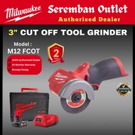 Milwaukee M12 Mini Grinder 3" / FCOT / Mini Grinder / Milwaukee Grinder / Milwaukee Cut Off Tool