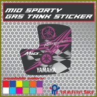 ➶ ◠ mio sporty gas tank sticker printed laminated