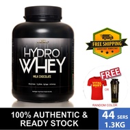 Hydro Whey by Pharmanutri 1.3kg, 80.3g Protein, 44 Servings, 0g Sugar, 11g BCAAs-Choc/ Titan Whey Mu