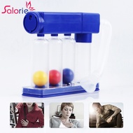 Salorie Breathing Trainer with 3 Balls Exercise System Vital Capacity Abdominal Fitness Trainer 300-