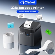CLABEL 221D/321D Portable Bluetooth Thermal Label Printer Wireless Sticker Printer for Home Office