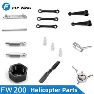 FLYWING FW200 Tail Blade / Servo Arm /Linkage Rod Set FW200 RC Parts FW222