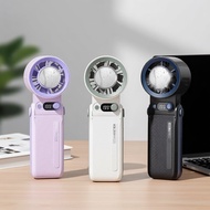 F5PRO Foldable Fan, 199 Speeds, Neck Wearable, Bladeless, 8000mAh ABS, Mini USB Portable Cooling Fan