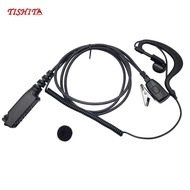 [Bilibili1] Radio Headphone - with PTT Microphone / Radio Earpiece G Shape with Lapel Cip