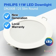 Philips 11W Slim Round LED Recessed Downlight 3000K- Warm White *Local Seller &amp; Warranty*