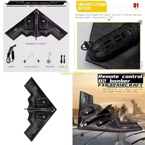 Y4QA Rc Plane Remote Control B-2-Stealth Bomber Foam Rc Plane B2-Stealth Bomber Rc Plane Rc Plane B2