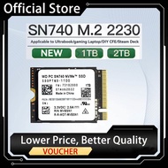 Western Digital SN740 SSD 1TB/2TB m.2 2230 WD SN740 SSD NVMe PCIe4.0 SSD for Steam deck ROG ally lap
