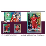 [Serbia] UEFA Euro 2024 Match Attax Football Shiny &amp; Normal Cards