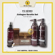 Fg Gewei collagen Keratin Shampoo/Conditioner/Morrocan Oil/Mask 500ml