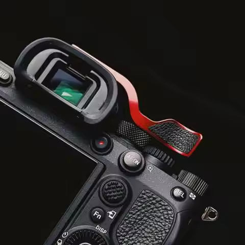 Metal Hot Shoe Thumb-Up Hotshoe Thumb Up Grip For Sony A74 A7R4 A7M4 IV A92 a9II ILCE-7RM4 Camera Ha