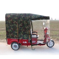 WJElectric Tricycle Bike Shed Foldable Leisure New Small Elderly Fully Enclosed Small Bus Hood Sunshade Canopy VYS4