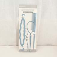 Set Sisir Styling Rambut 4 in 1 Alat Styling Sanggul Konde Kepang Rambut Sisir Rambut Salon 4in1 PTT