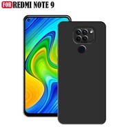 Black Matte Case Redmi Note 9 dan Redmi Note 9 Pro New Case Silikon Softcase
