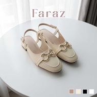 FARAZ - Mules Sandals 3 cm HeelWanita BackTALI FR-004