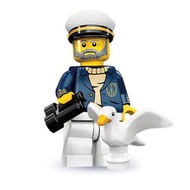 Lego 71001 series 10 minifigure captain 海歐船長人仔