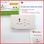 Ổ Cắm Máy Bơm An Toàn Rạng Đông - Ổ Cắm Chống Giật Cấp Nguồn 5V Cho Phao Điện - Công Suất 1500W - Bả